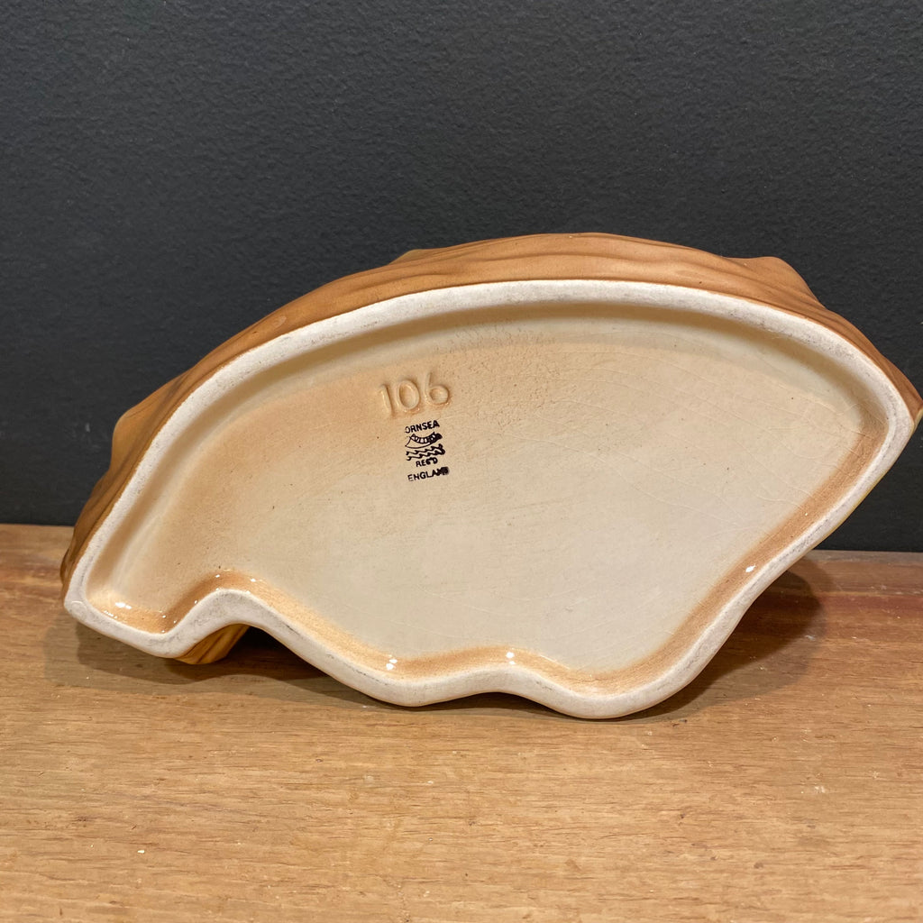 Hornsea Fauna Royal Lamb & Rabbit Log Planter No. 106 – Made in England