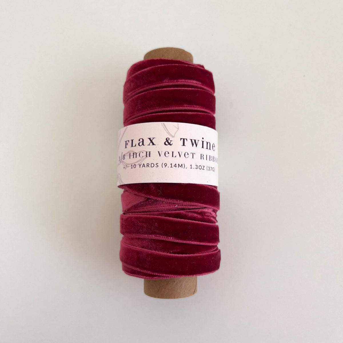 3/8" Velvet Ribbon - 10 Yards