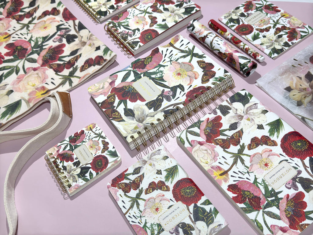 Peonies A6 Passport Notebook