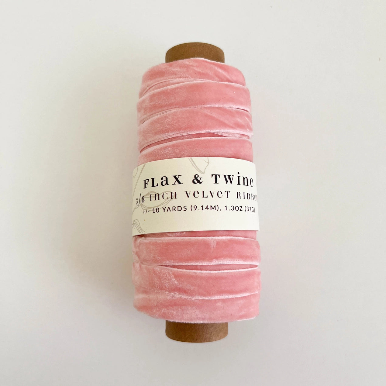 3/8" Velvet Ribbon - 10 Yards