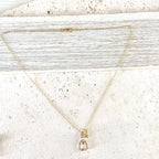Horse jewelry stirrup necklace, equestrian, derby