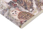 Vegan Leather A6 Passport Notebook - Owls