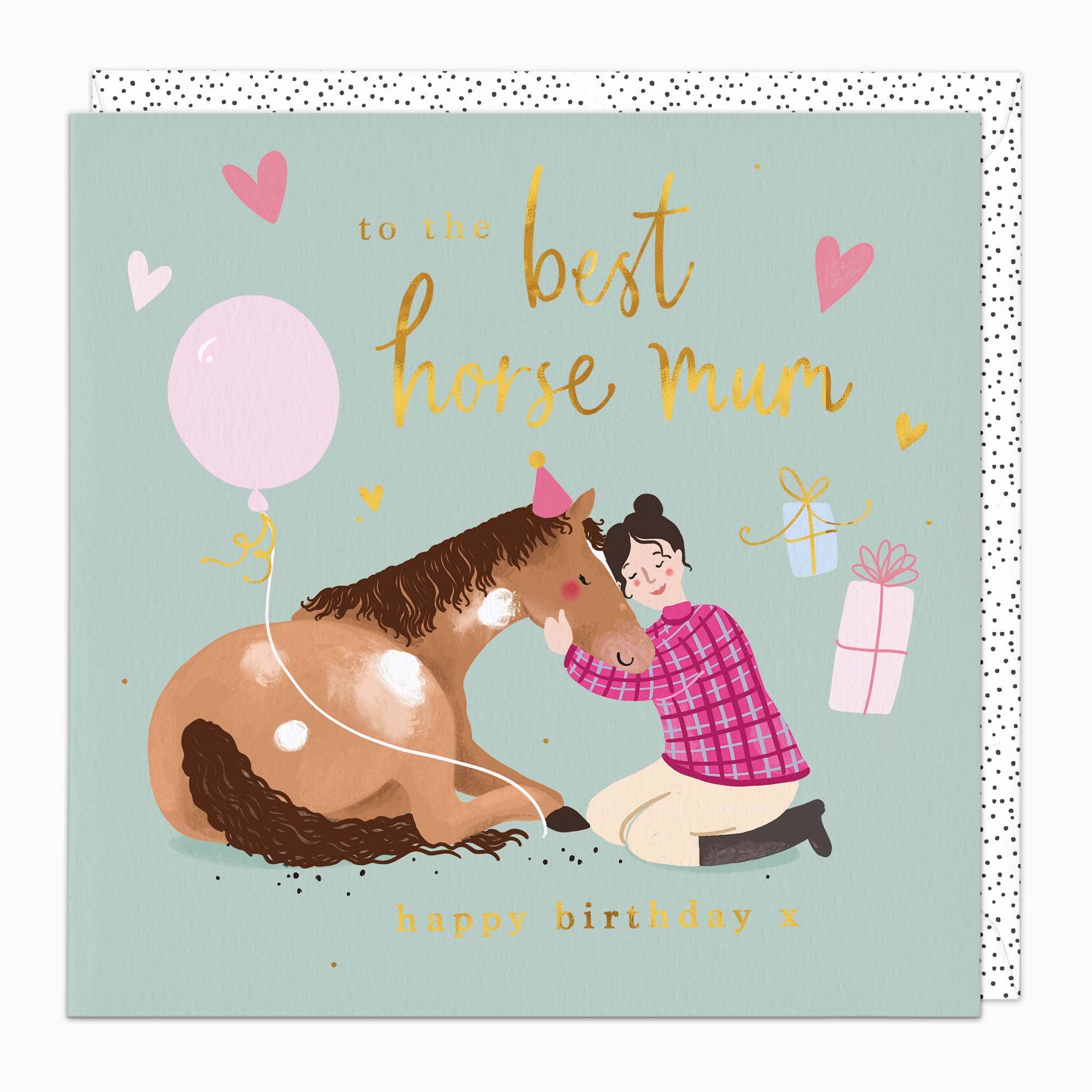 Horse Mum Birthday Card