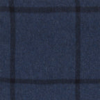 Joshua Ellis Dark Blue Check Throw