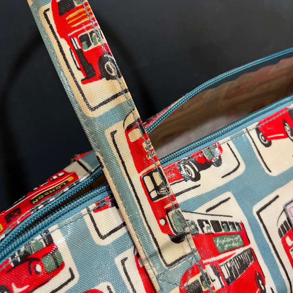 Vintage Cath Kidston London Double-Decker Bus Tote
