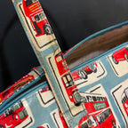 Vintage Cath Kidston London Double-Decker Bus Tote
