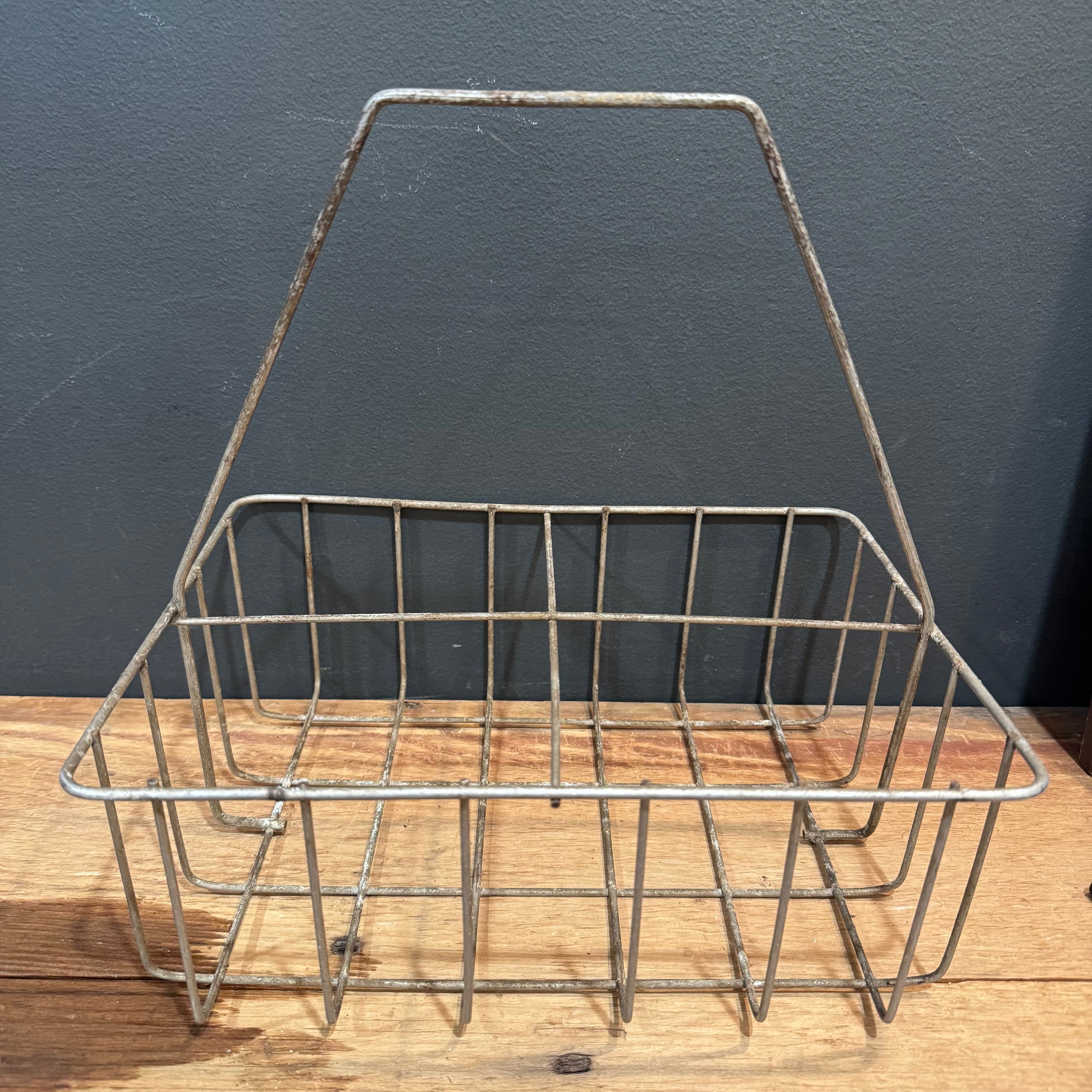 Vintage Wire Bottle Carrier