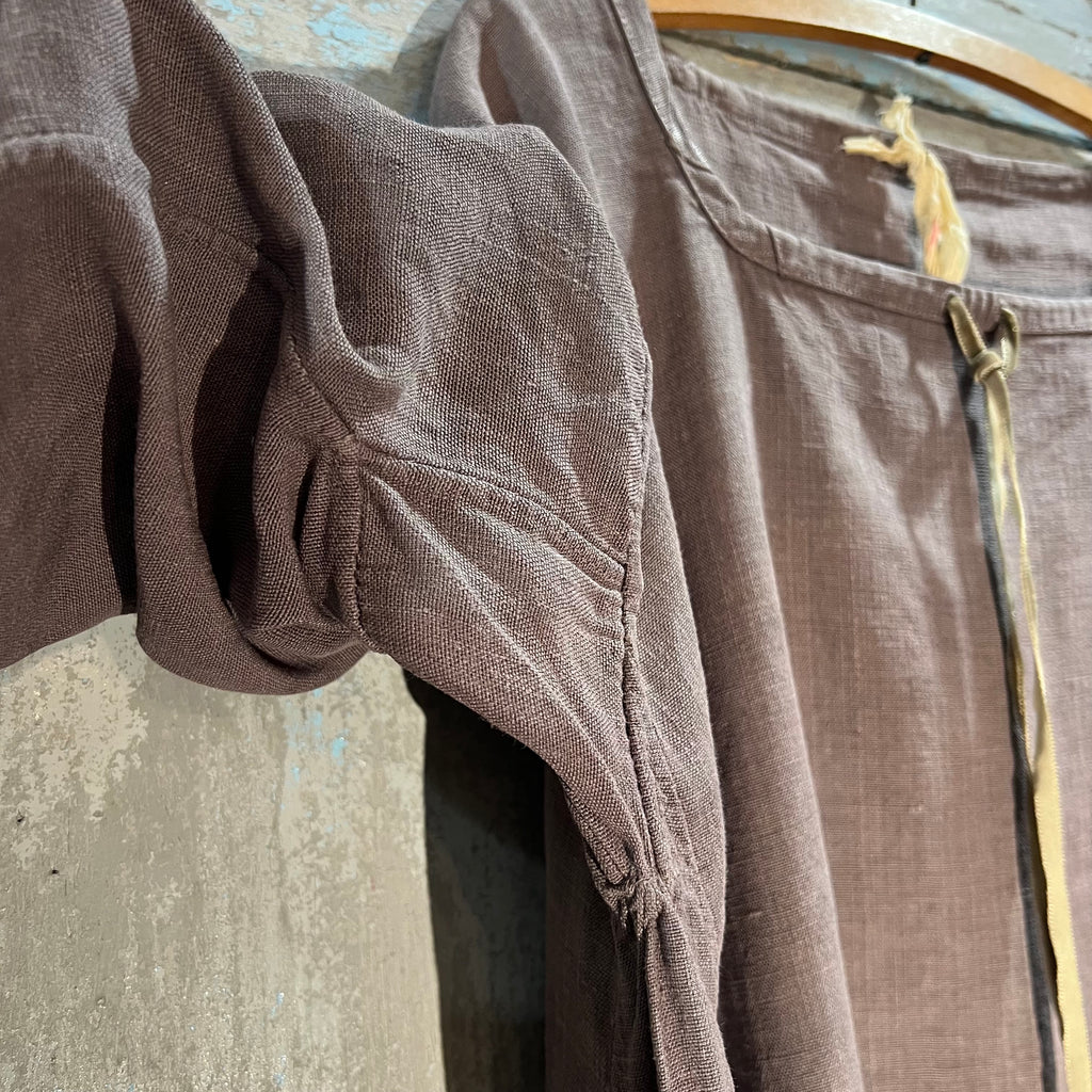 Antique French Chemise, Artist Reworked