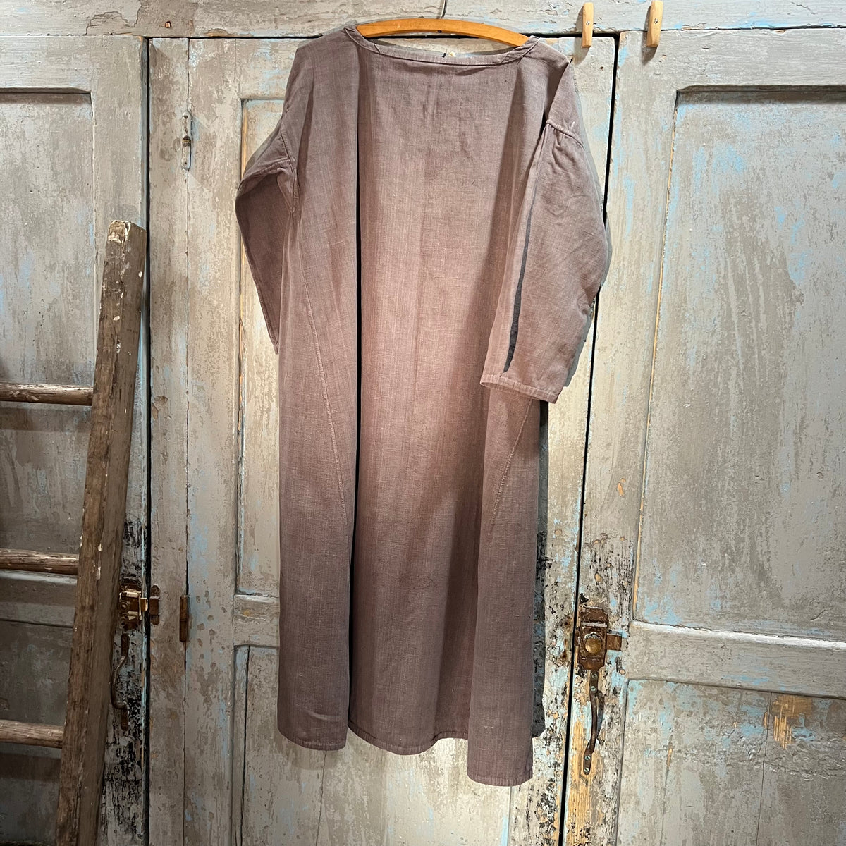 Antique French Chemise, Artist Reworked