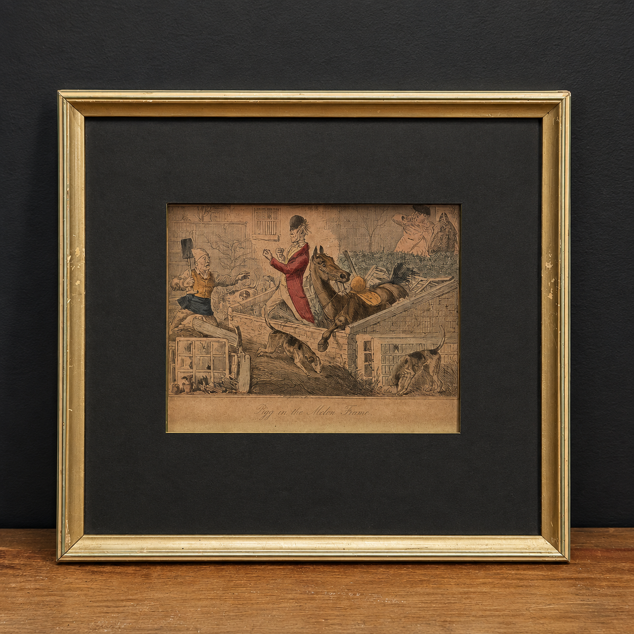 Vintage Framed English Sporting Print