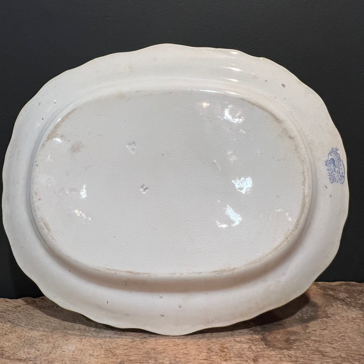 Blue Asiatic Pheasants Transferware Platter