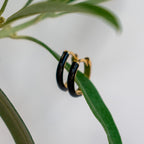 Zoe Enamel Huggie