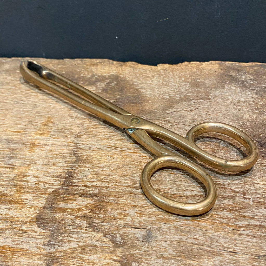 19th-Century English Brass Ember Tongs