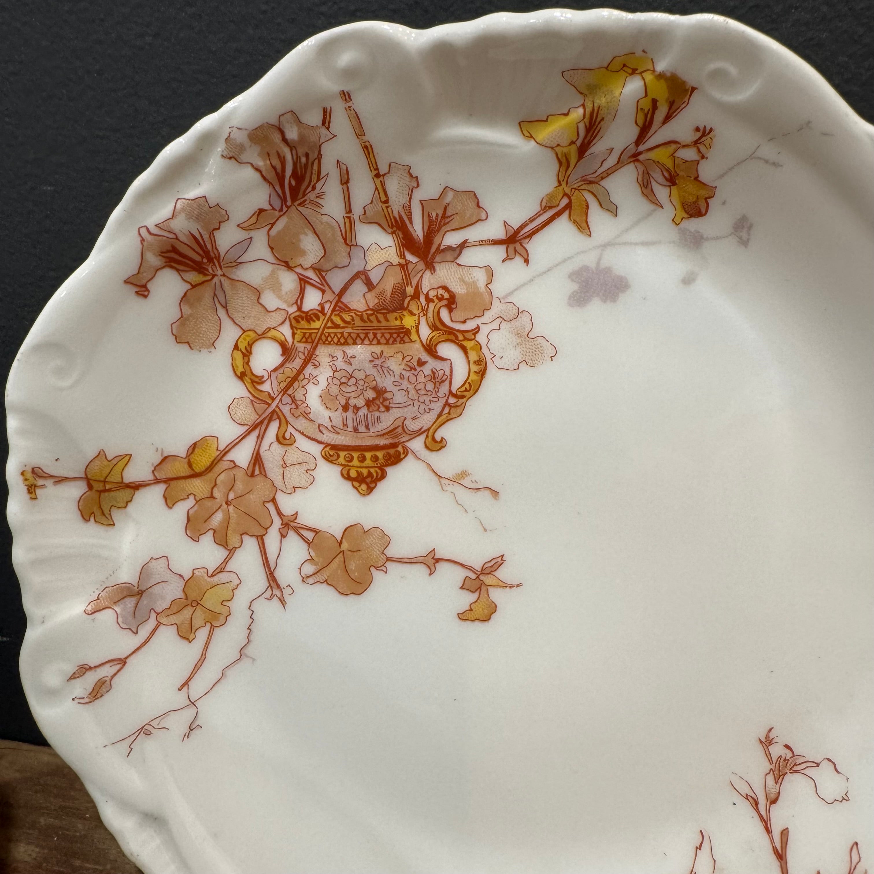 Antique Limoges France Floral Dessert Plates – Set of 10 | 7”