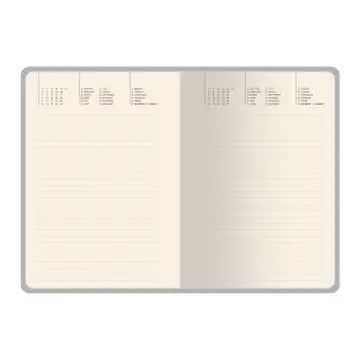 A6 Vegan Leather Daily Planner Planner - Kitten