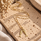 Double Goldfish Pendant Necklace