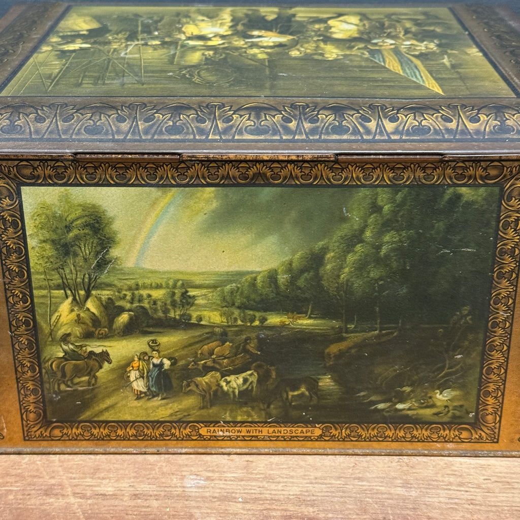 Early 20th Century Lithographed Tin Featuring Rembrandt’s The Night Watch