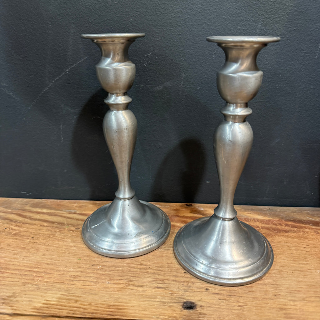 Lenox Pewter Candlesticks pr.