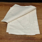 Antique Monogrammed Damask Hand Towel