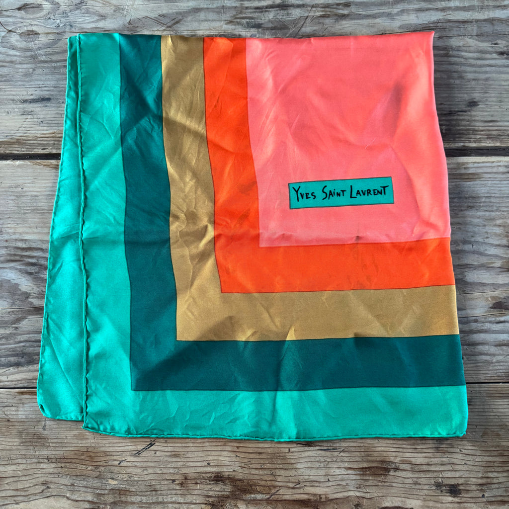 Yves Saint Laurent Silk Scarf