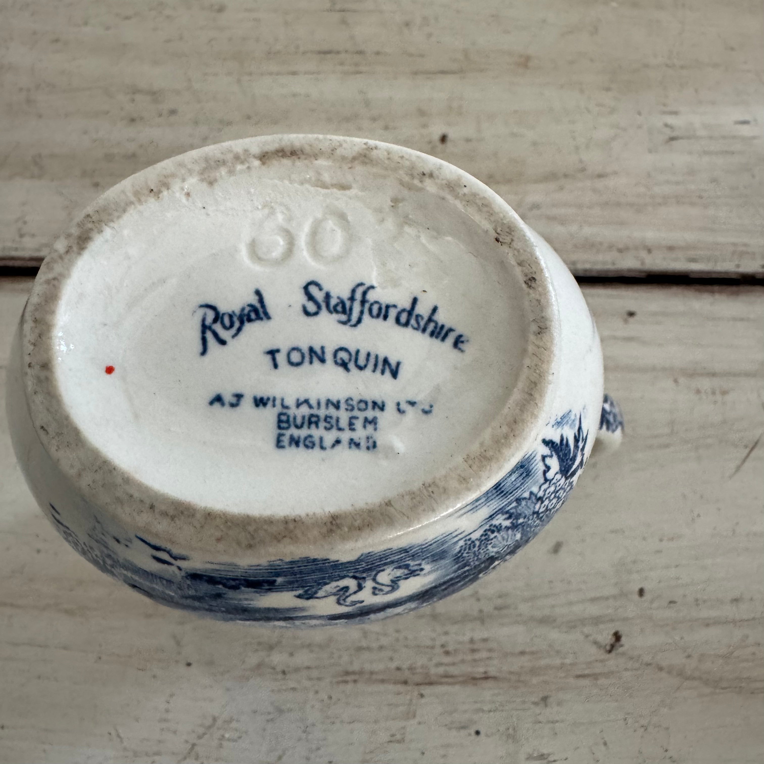Royal Staffordshire Tonquin Creamer — A.J. Wilkinson, England
