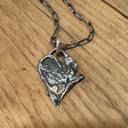 Spread Love Sterling hand-Crafted Necklace