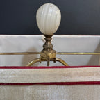 Vintage Carved Onyx Table Lamp
