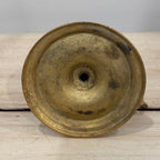 Vintage French Brass & Alabaster Chamberstick