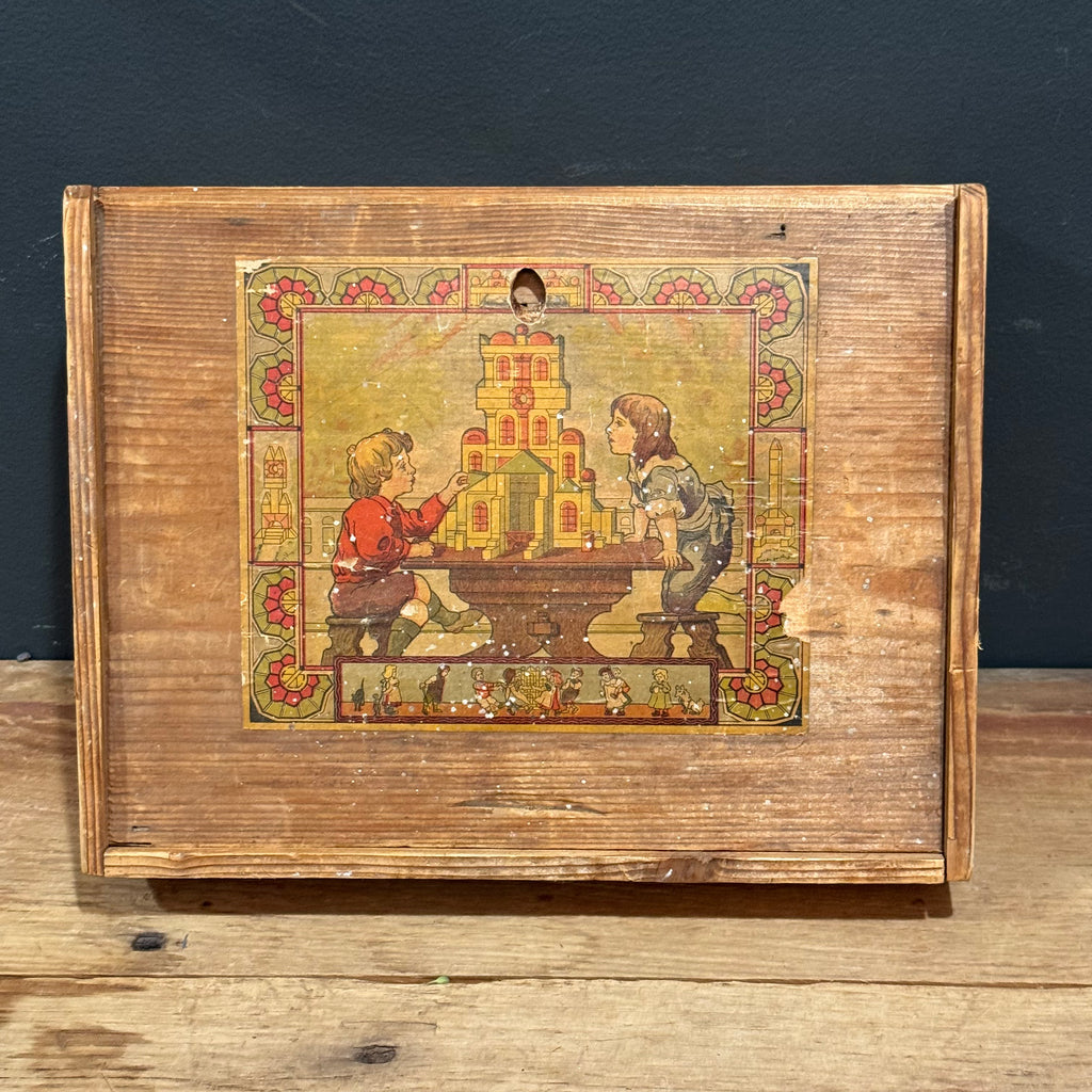 Antique German Building Block Set