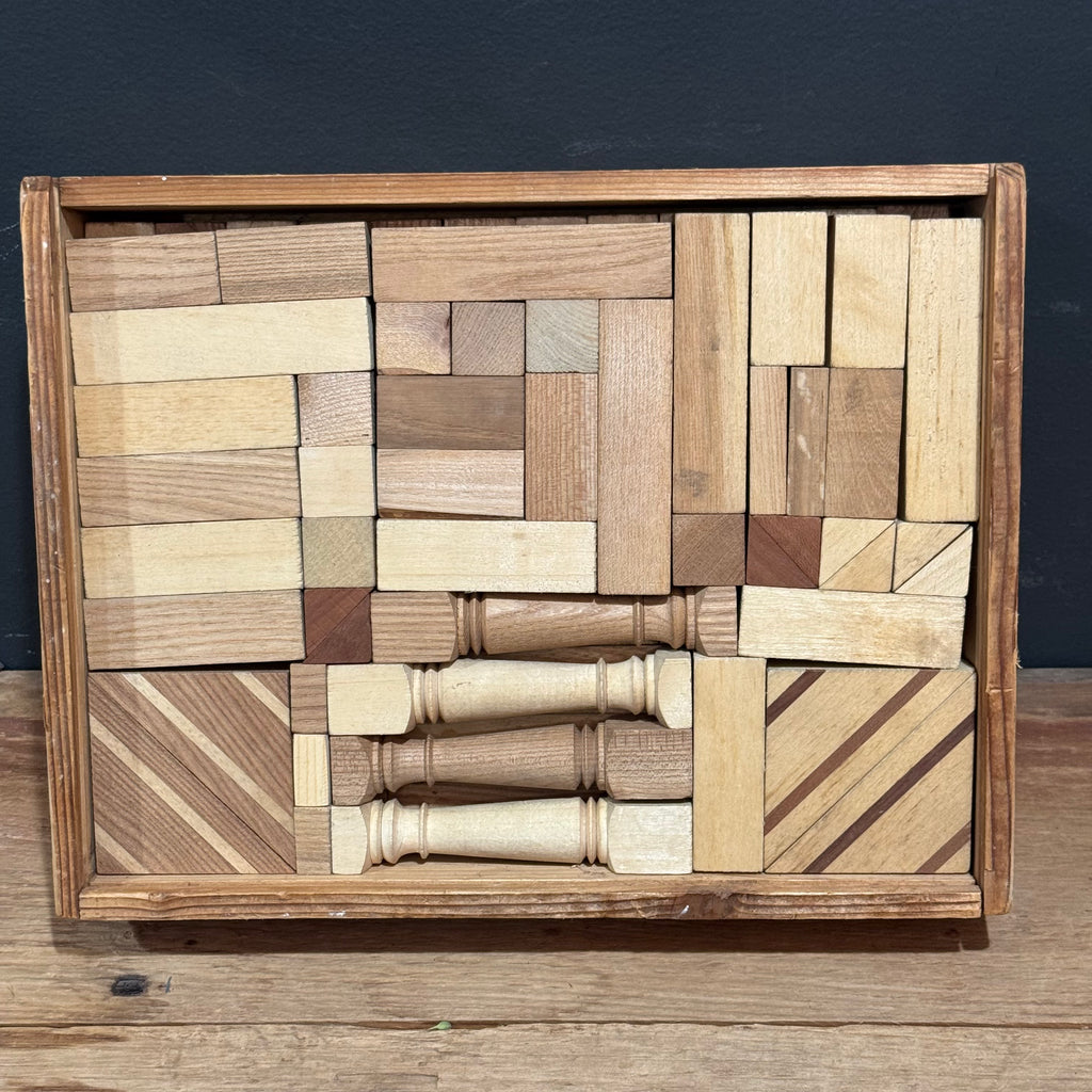 Antique German Building Block Set