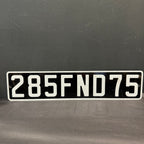 Vintage French Paris License Plate – 285 FN 75