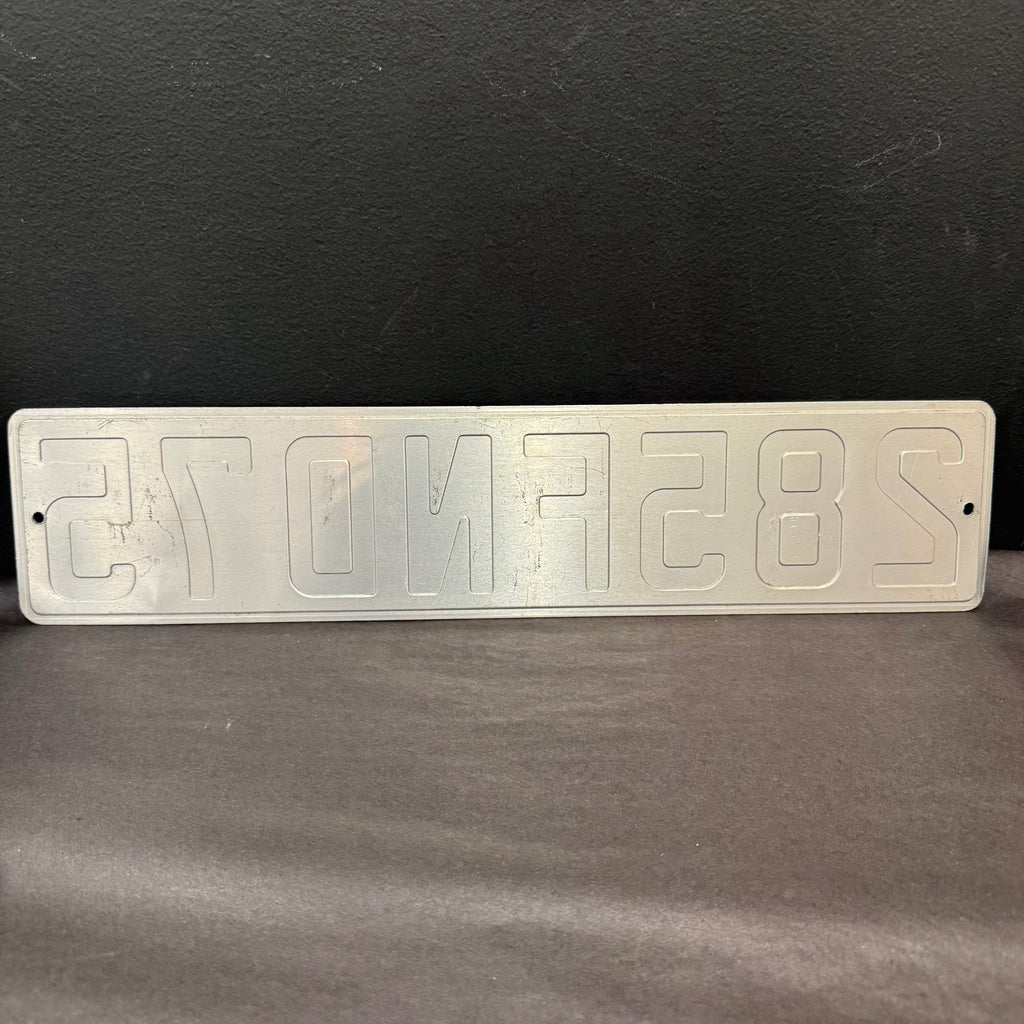Vintage French Paris License Plate – 285 FN 75