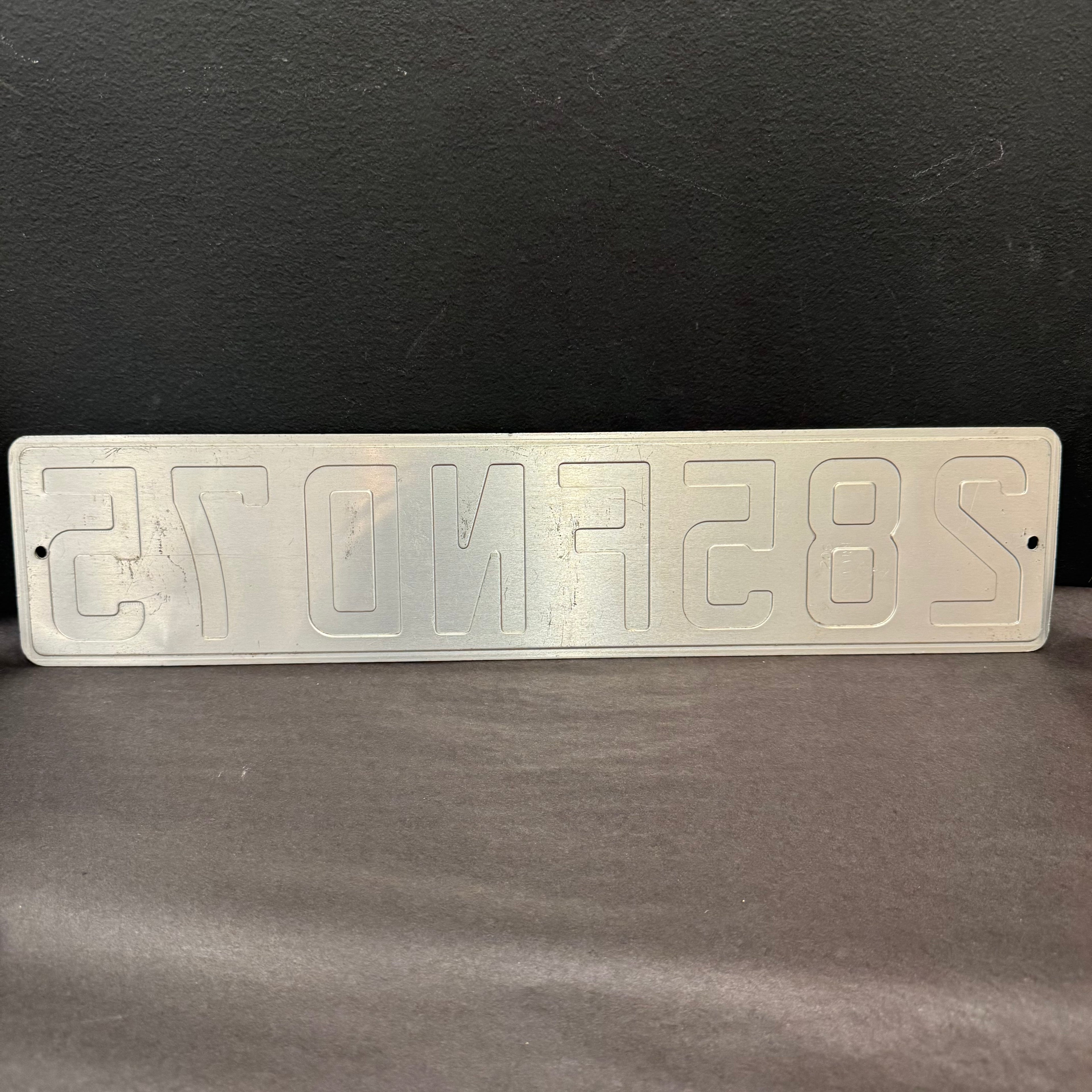 Vintage French Paris License Plate – 285 FN 75