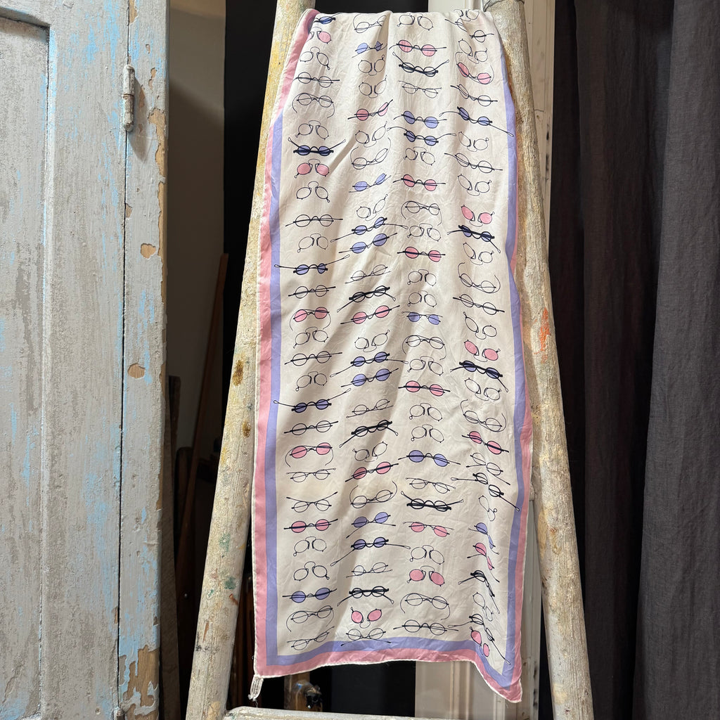 Vintage Vera Neumann Silk Eyeglasses Scarf
