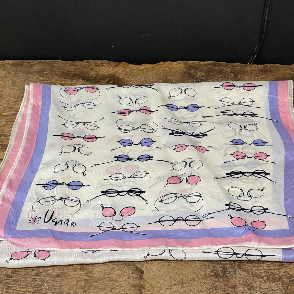 Vintage Vera Neumann Silk Eyeglasses Scarf