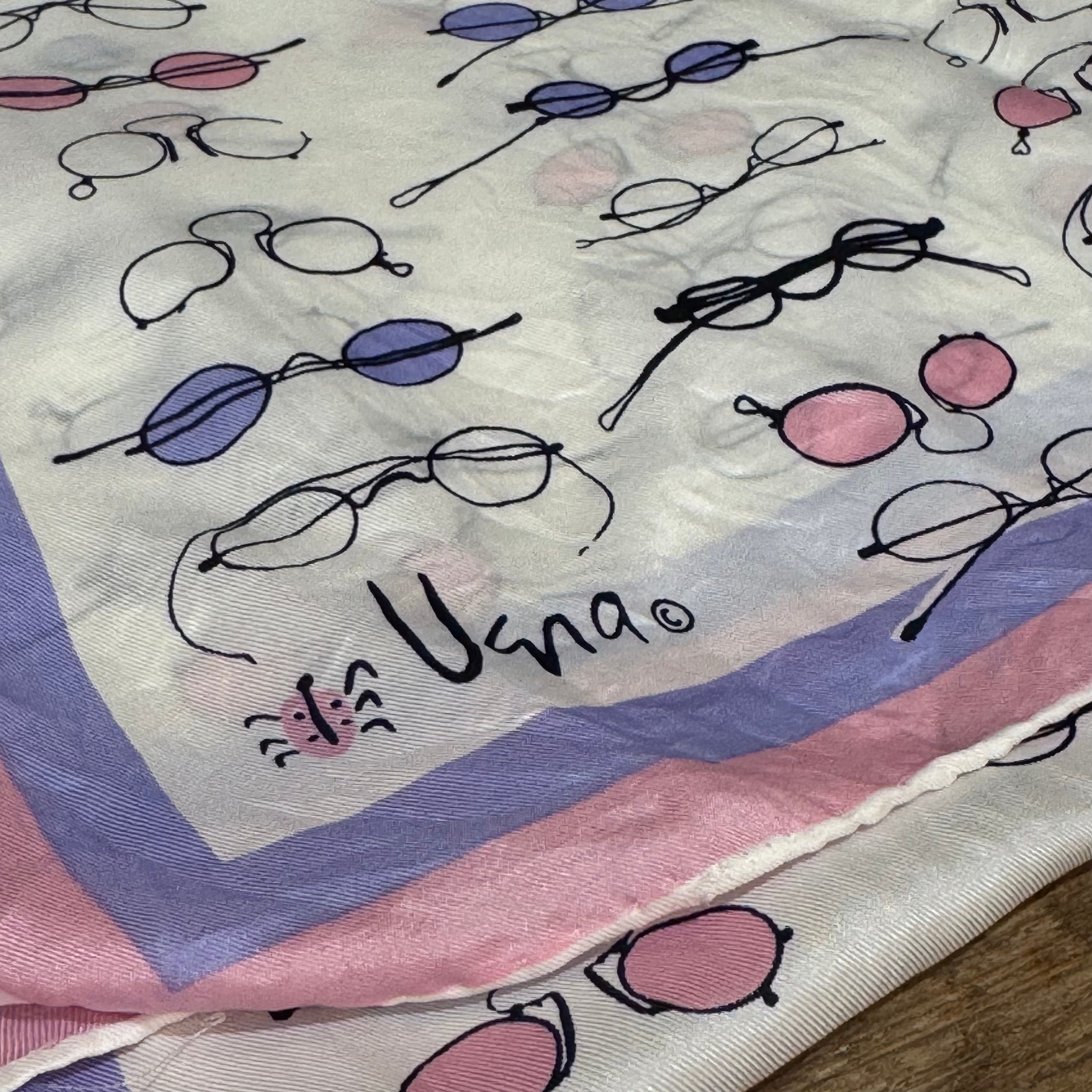 Vintage Vera Neumann Silk Eyeglasses Scarf