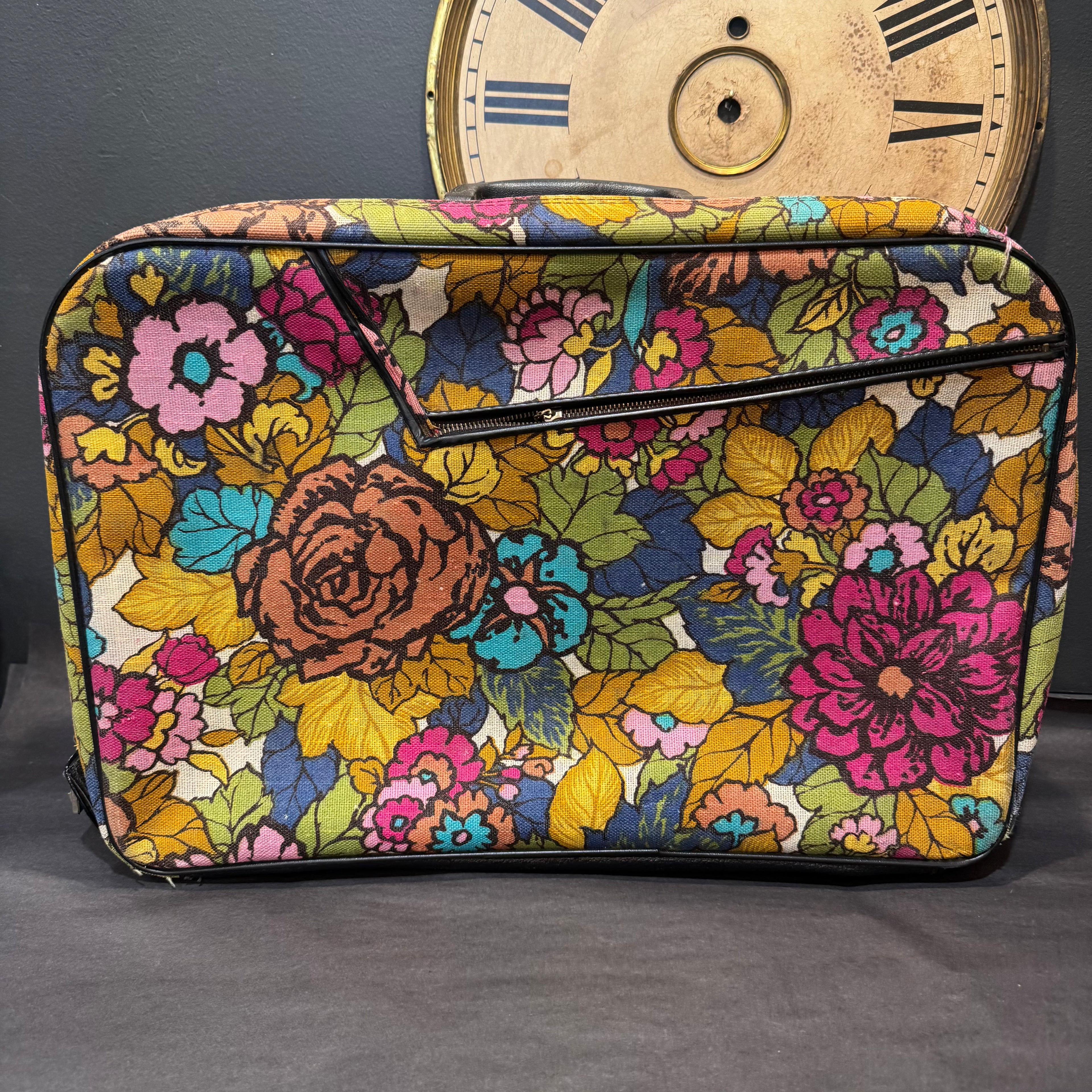 Sweet Vintage Floral Suitcase