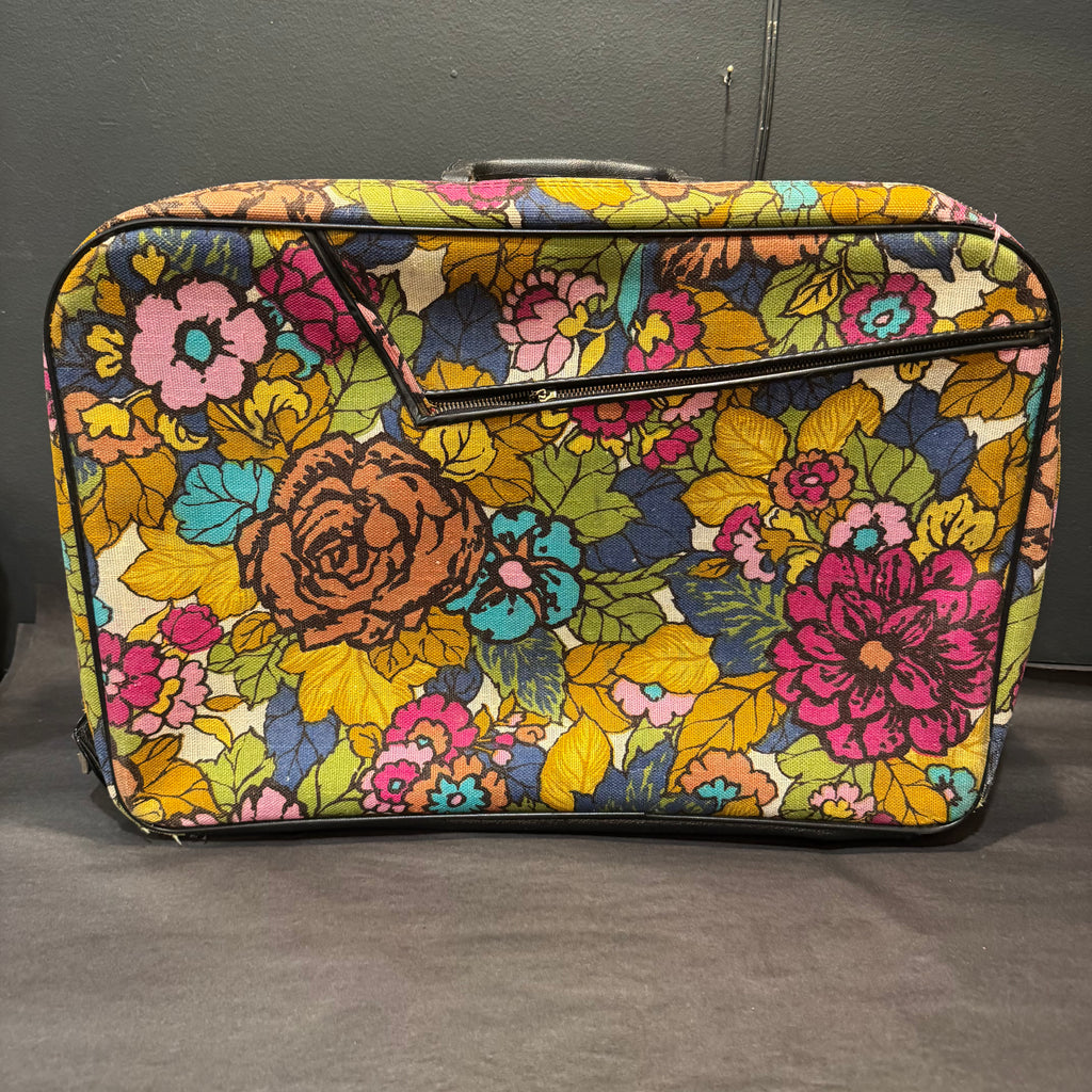 Sweet Vintage Floral Suitcase