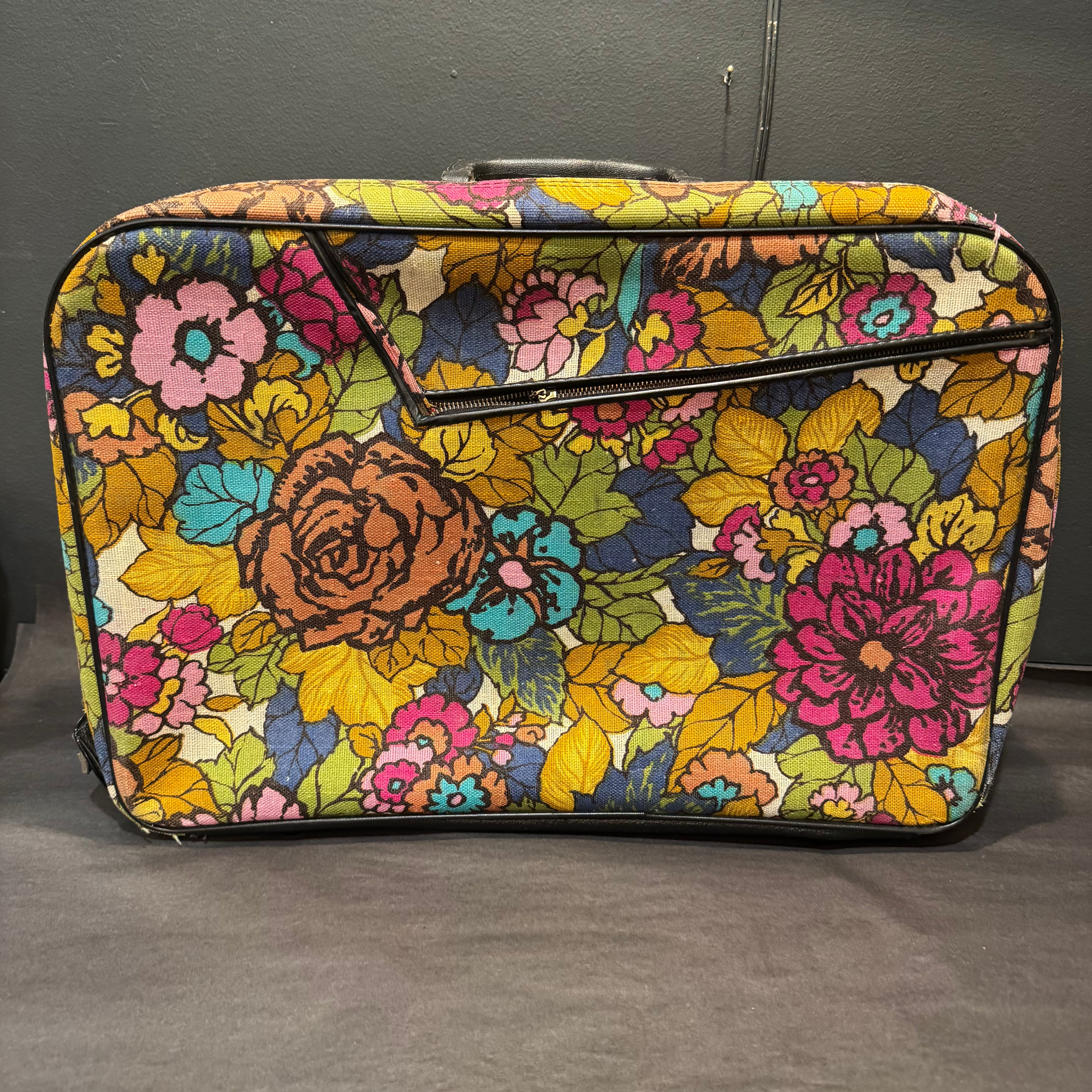 Sweet Vintage Floral Suitcase