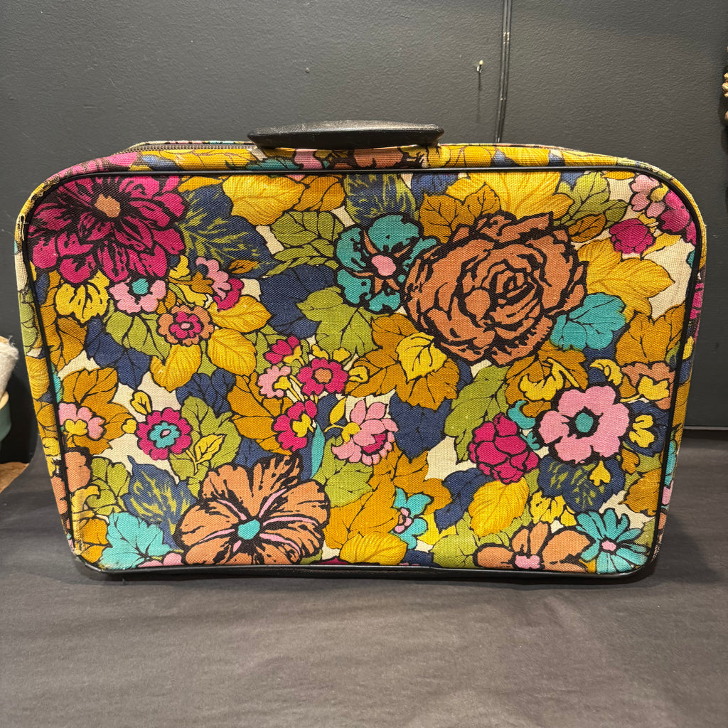 Sweet Vintage Floral Suitcase
