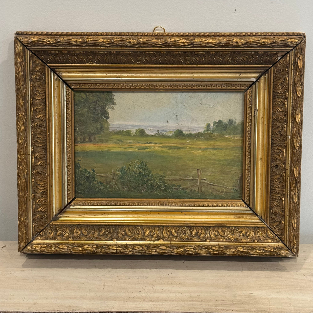 French Landscape Gilt Frame