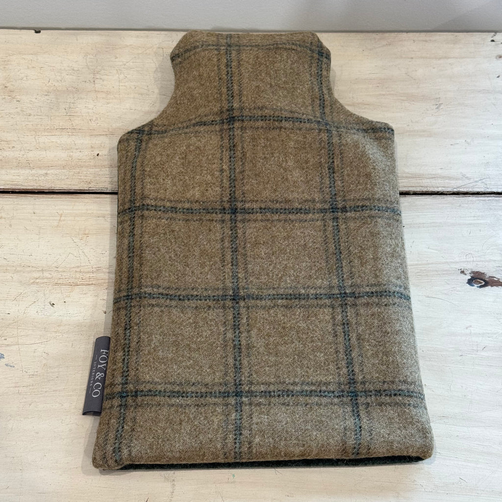 English Plaid Hot Water Bottle