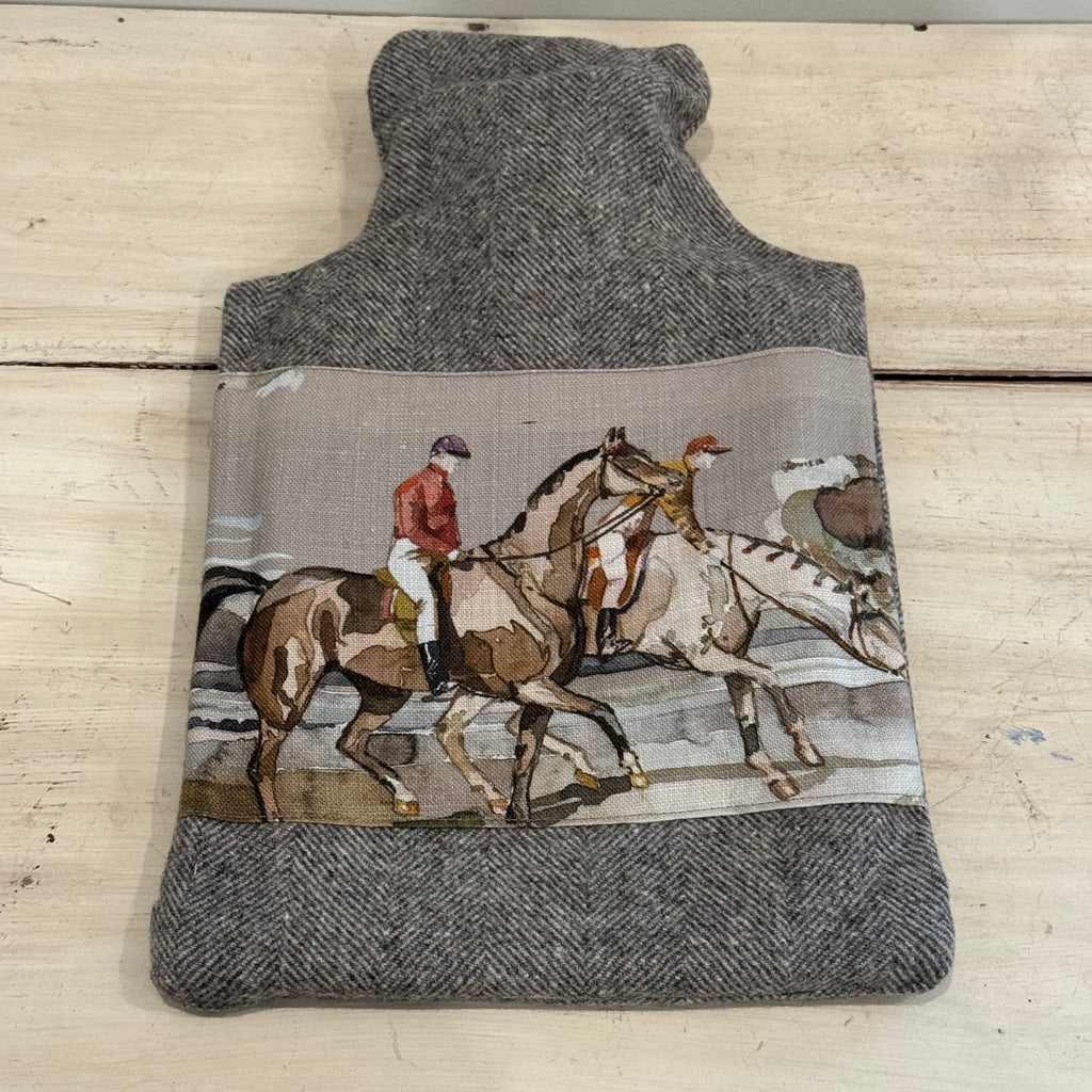 English Herringbone Equestrian Hot Water Bottle