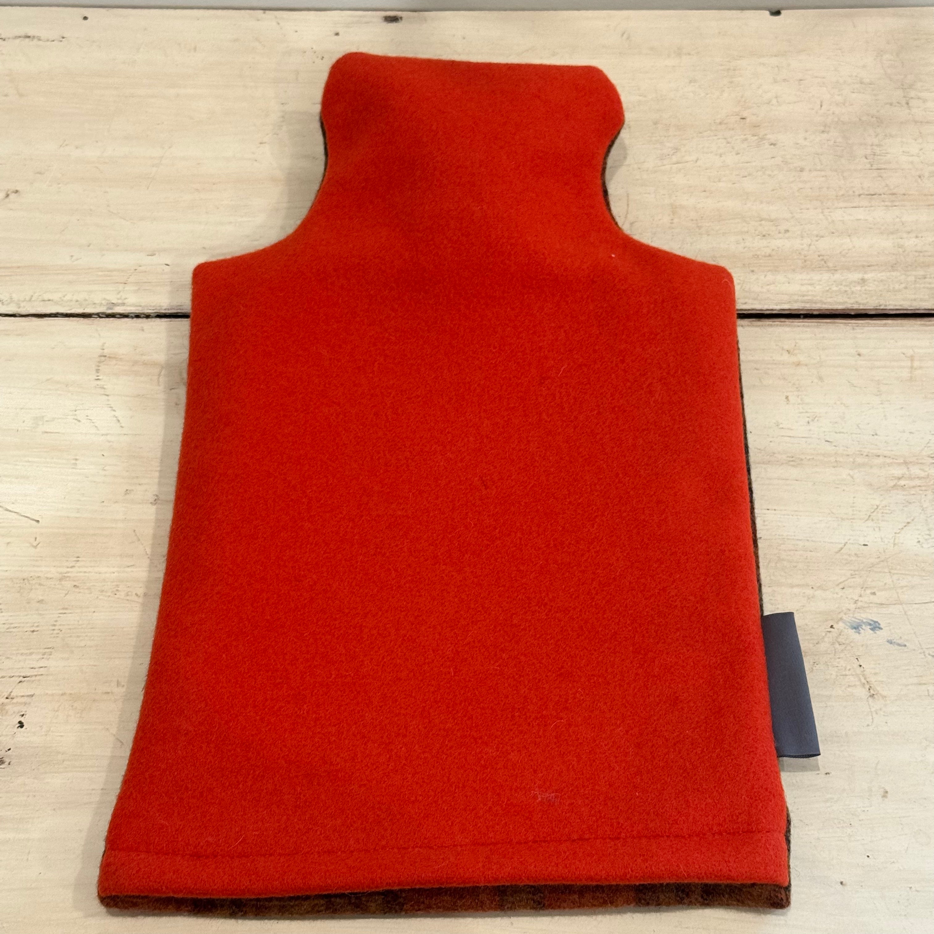 English Autumn Plaid Hot Water Bottle