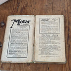 Antique The Motor Map of England & Wales – Early British Motoring Road Map