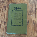 Antique The Motor Map of England & Wales – Early British Motoring Road Map