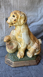 Vintage Cast Iron Dog Doorstop