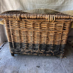 English Wicker Fishing Basket