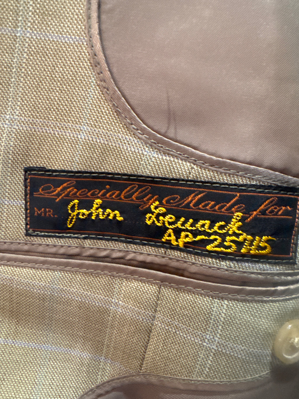 Custom Men's Blazer sourced in England