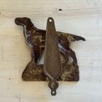 Brass English Setter Door Knocker from England